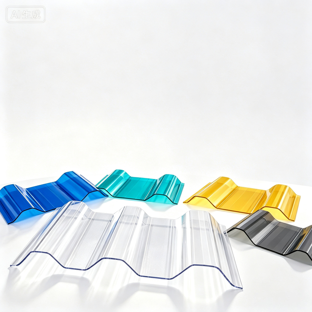 Corrugated Polycarbonate Roof Sheet | UV Protected PC Corrugated Panel for Patio, Greenhouse & Skylight