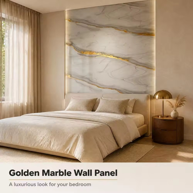 High Gloss UV PVC Wall Panel E0 Formaldehyde‑Free Quick Install Interior UV Board