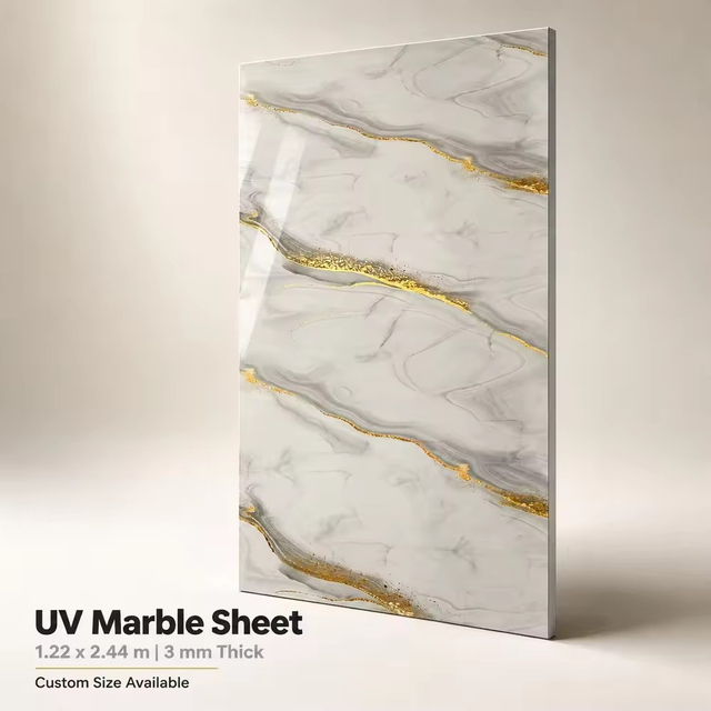 High Gloss UV PVC Wall Panel E0 Formaldehyde‑Free Quick Install Interior UV Board