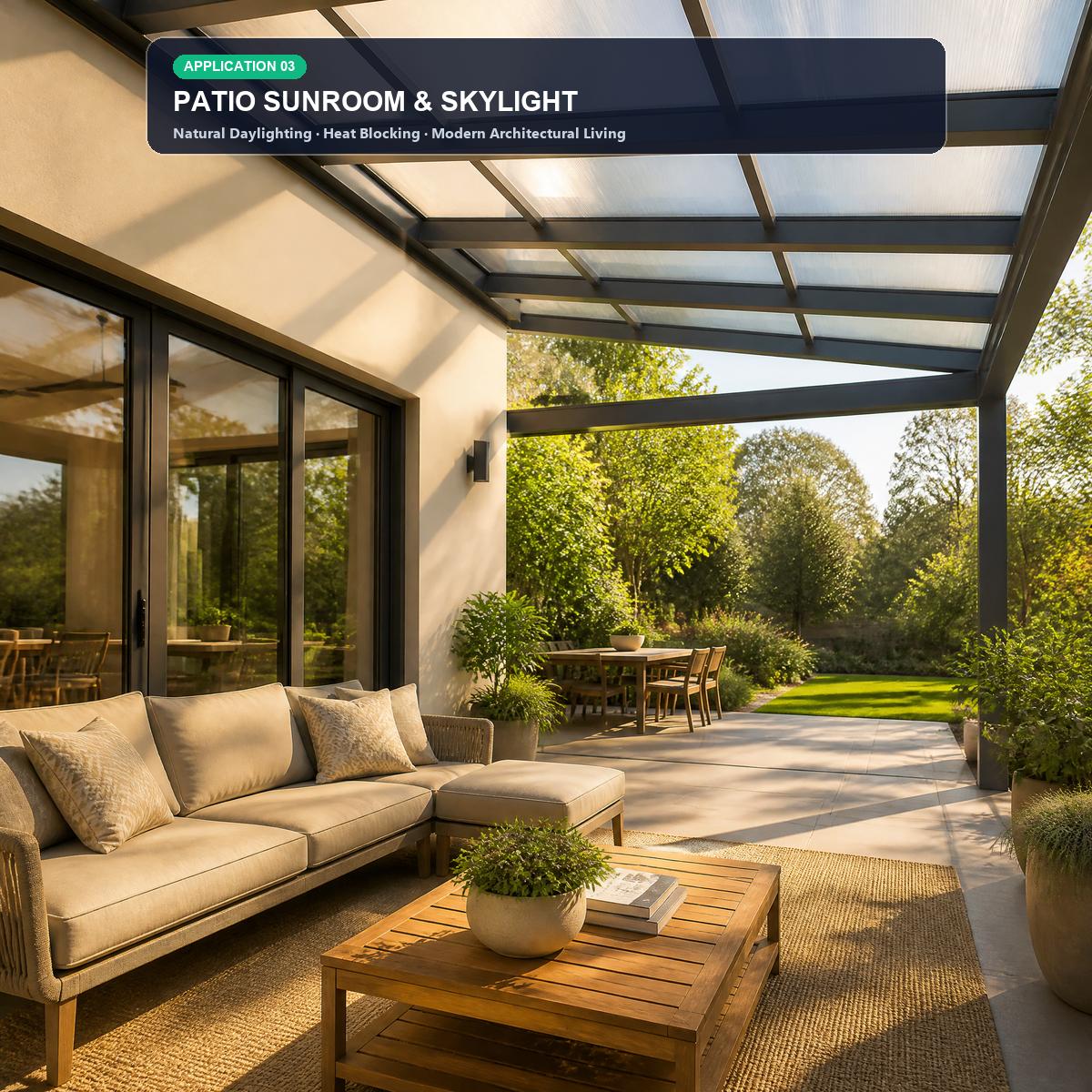 Patio Sunroom & Skylight