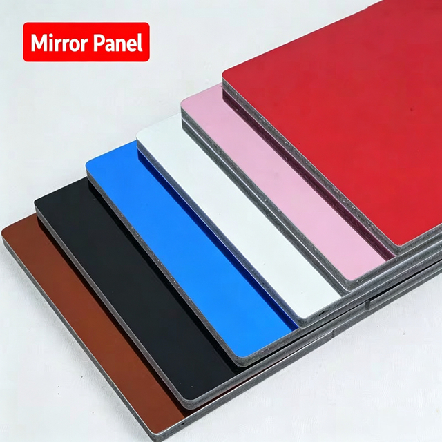 PET Mirror Carbon Crystal Wall Panel, High Gloss Bamboo Charcoal Composite Interior Decorative Wall Board for Residential & Commercial Renovation